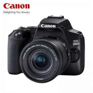 佳能（Canon） 佳能200d二代单反高清vlog数码照相机 EOS 200D II(18-55mm)丨黑