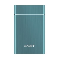 忆捷（EAGET）320G USB3.0移动硬盘G10蓝色 2.5英寸全金属文件数据备份存储安全高速防震