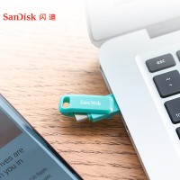 闪迪(SanDisk) 128GB Type-C USB3.1U盘DDC3 蓝色...