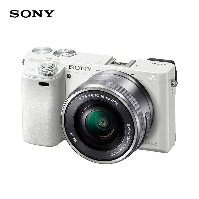 索尼（SONY）Alpha 6000L APS-C微单数码相机 标准套装 白色（SELP1650镜头 ILCE-6000L/A6000L/α6000）