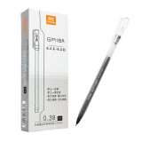 真彩 TRUECOLOR GP118A 0.38mm黑色大容量中性笔签字笔水笔 全针管中性笔 12支装/ GP118A