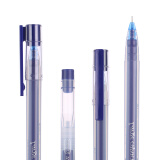晨光(M&G)文具0.5mm蓝色中性笔 巨能写大容量签字笔 笔杆笔芯一体化水笔 ...