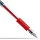 广博(GuangBo) 0.5mm红色 拔冒中性笔 办公签字笔 水笔12支装ZX...
