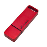 联想（thinkplus）64GB USB3.1 高速传输U盘 TU100系列 金属外壳 商务办公移动U盘 红色