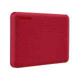 东芝(TOSHIBA) 2TB 移动硬盘 V10系列 USB3.2 2.5英寸 酒红 兼容Mac 轻薄便携 密码保护 轻松备份 高速传输