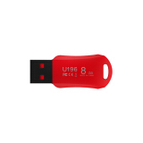 朗科（Netac）8GB USB2.0 U盘U196 黑旋风 黑红色小巧迷你加密U盘