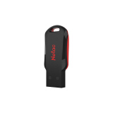 朗科（Netac）8GB USB2.0 U盘U196 黑旋风 黑红色小巧迷你加密...
