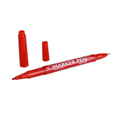 金万年G-933小双头记号笔 10支装 红色