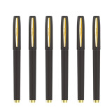 金万年(Genvana)文具1.0mm黑色中性笔大容量水笔 签字笔 耐磨笔头办公签字笔磨砂笔杆水笔12支/盒G-1328-001
