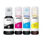 爱普生（EPSON）L4163打印机专用002墨水 大容量墨盒 墨仓式连供打印机 四色一套