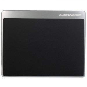 戴尔（DELL） Alienware金属鼠标垫 铝合金树脂鼠标垫 小号桌垫 二代银色半铝面边框30cm*24cm