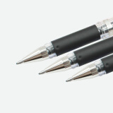三菱（Uni）1.0mm签字笔 耐水速记中性笔UM-153黑色 12支装