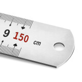 国为钢直尺刻度尺长尺钢尺测量绘图尺不锈钢工具尺子 一把一米五尺子 GW-CZ-101