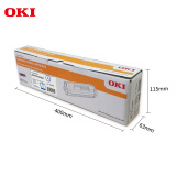 OKI C811/C831青色墨粉 打印机青色大容量墨粉 44844527