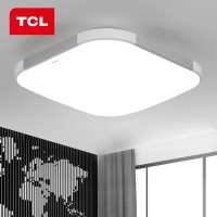 TCL照明吸顶灯 薄款现代简约 正白光18瓦30*30cm适用8-12平