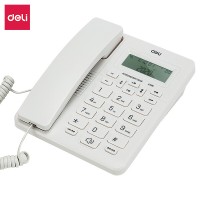 得力（deli)电话机座机 固定电话 办公家用 来去电查询 可接分机 13606...